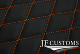 ORANGE DIAMOND VINYL 4X TAILORED FLOOR CARPETS FOR BENTLEY CONTINENTAL 05-11 JF1