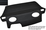 BLACK STITCH PARCEL SHELF BACK REST LEATHER COVER FITS PORSCHE 911 993 TARGA