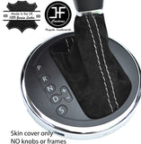 GREY STITCH AUTO AUTOMATIC SUEDE GEAR GAITER FOR VW T5 TRANSPORTER CARAVELLE