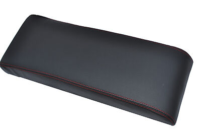 red stitch FITS CHRYSLER 300C/CRD 2008+ LEATHER ARMREST LID COVER ONLY