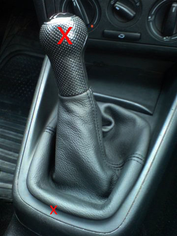 FITS VW GOLF Mk4 98-03 5&6 SPEED BLACK LEATHER GEAR GAITOR CUSTOM NEW MADE IN UK