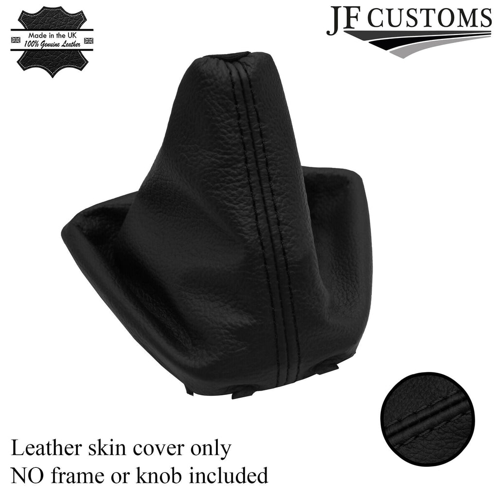 BLACK STITCH LEATHER GEAR GAITER COVER FOR VAUXHALL VIVARO 2019-2022 CUSTOM NEW
