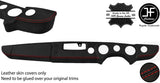 RED STITCH DASH DASHBOARD LEATHER COVER FITS MG MGB V8 STYLE 3 CUSTOM NEW