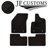 TAN  DIAMOND VINYL 4X TAILORED FLOOR CARPET FOR ALFA GIULIETTA AUTO 10-14 JF1
