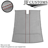 D RED  STITCH L GREY LUXE-SUEDE HEADLINER COVER FOR JAGUAR XJ6 X300 X308 94-02