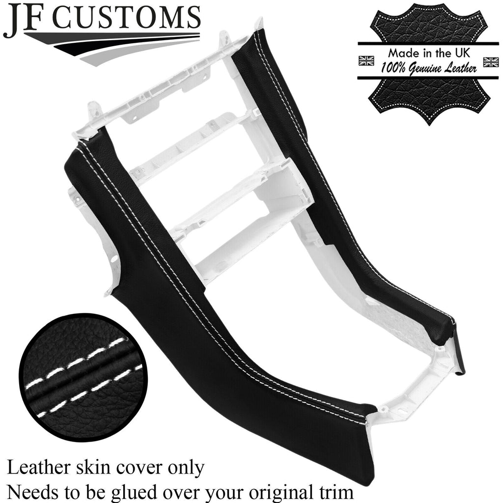 WHITE STITCH LEATHER CENTRE DASH CONSOLE COVERS FITS MERCEDES SLK R170 96-04