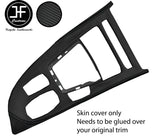 BLACK STITCH GEAR SURROUND TRIM CARBON VINYL COVER FITS BMW Z4 E89 2009-2016