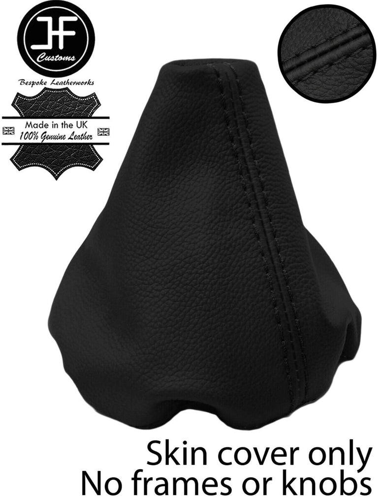 BLACK STITCH RIGHT HAND DRIVE LEATHER GEAR GAITER FOR RENAULT ALPINE A610 GTA
