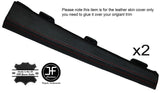 RED STITCH 2X A PILLAR TRIM LEATHER COVERS FITS PORSCHE MACAN 2014-2016