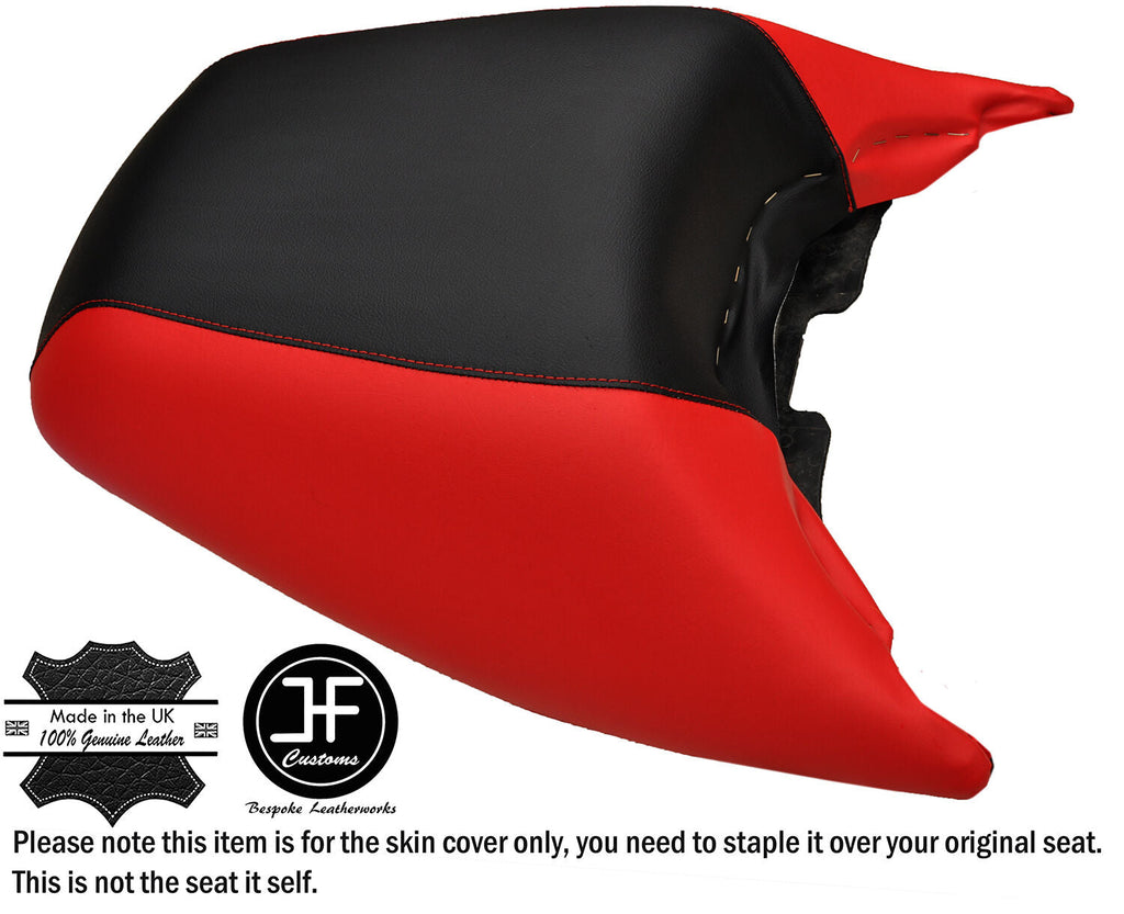 BLACK & RED CUSTOM FITS KAWASAKI STX 900 1100 97-04 REAR VINYL SEAT COVER