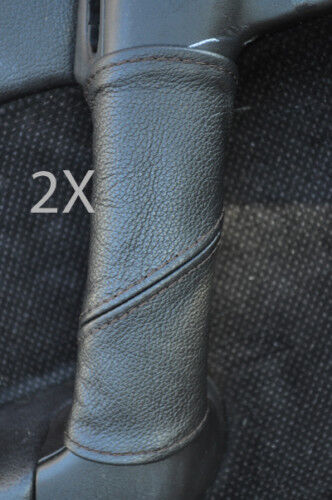 FITS ASTRA G MK4  2X DOOR HANDLE COVERS black stitch CUSTOM NEW MADE IN UK