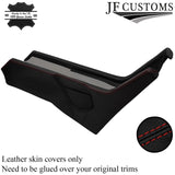D RED STITCH 2X CENTER CONSOLE SIDE TRIM COVER FOR JENSEN INTERCEPTOR MK2 69-76