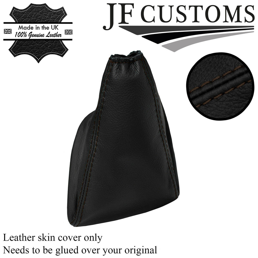 BROWN STITCH LEATHER MANUAL GEAR GAITER COVER FOR FIAT DUCATO 2006-2019