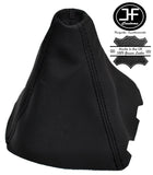 BLACK STITCH REAL LEATHER MANUAL GEAR GAITER FITS SKODA FABIA I RS 1999-2007