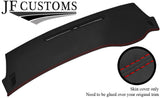 RED STITCH TOP DASH D GREY SUEDE COVER FOR MITSUBISHI LANCER EVO 7 8 9 STYLE2