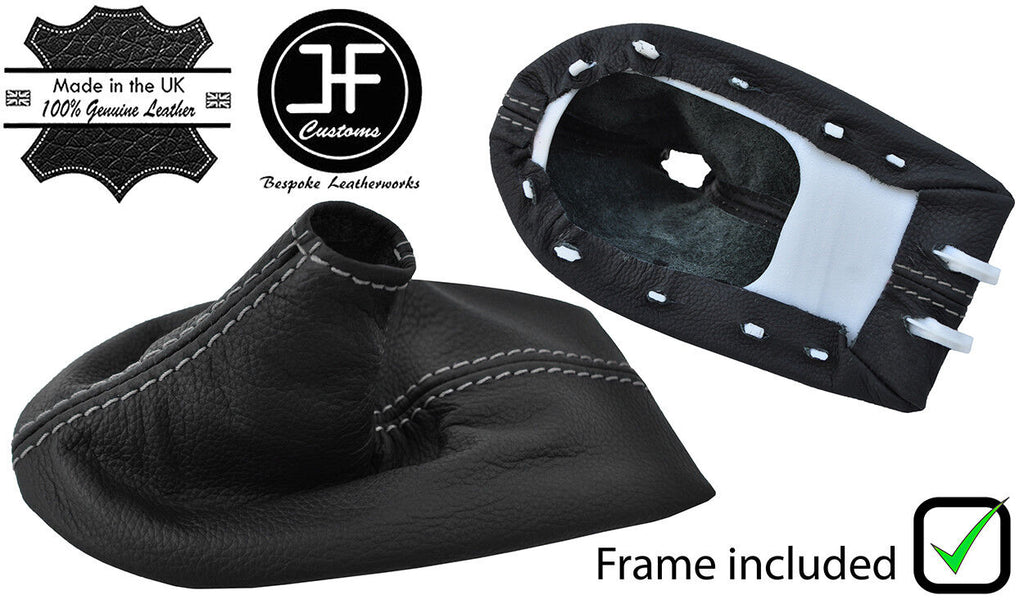 GREY STITCH LEATHER GEAR + PLASTIC FRAME FOR PORSCHE BOXSTER 986 CARRERA 996