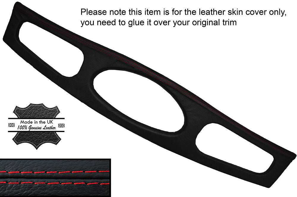 RED STITCH DASH DASHBOARD TRIM SKIN COVER FITS AUSTIN 7 SEVEN RUBY T MODEL