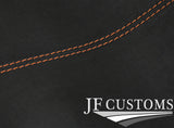 BEIGE STITCH D GREY SUEDE SUNROOF HEADLINER COVER FITS HUMMER H2 02-09 STYLE 2