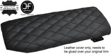 BLACK DIAMOND STITCH REAL LEATHER ARMREST LID COVER FITS MAZDA MX5 MK2 98-00