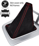 RED STITCHING REAL SUEDE MANUAL GEAR GAITER FOR FORD MONDEO MK3 2003-2006