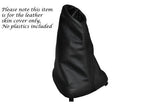 BLACK STITCH LEATHER MANUAL GEAR GAITER FITS RENAULT KANGOO 2000-2008 CUSTOM NEW