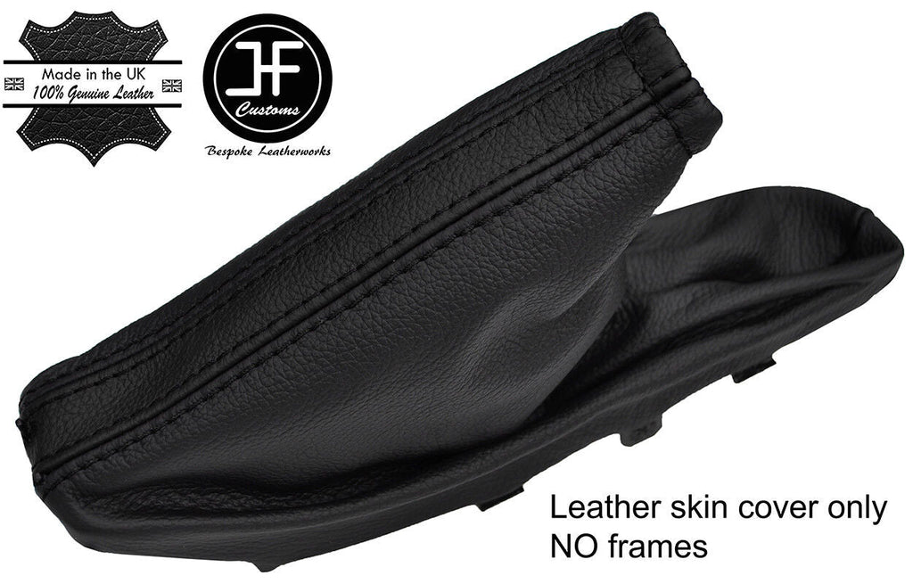 BLACK & BLACK STRIPE LEATHER  HANDBRAKE GAITER FOR VAUXHALL OPEL INSIGNIA 08-13