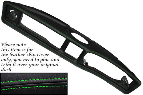 GREEN STITCHING FITS TRIUMPH STAG MK1 MK2 DASH DASHBOARD LEATHER SKIN COVER