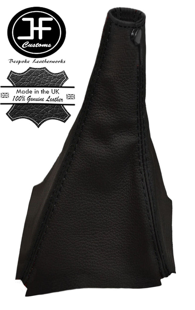 BLACK STITCH REAL LEATHER MANUAL 6 SPEED GEAR GAITER FITS X-TRAIL 2001-2003