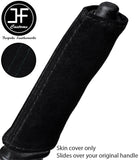 BLACK STITCH SUEDE HANDBRAKE HANDLE COVER FOR FORD MONDEO MK1 MK2 1993-2000