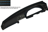 BLUE STITCH DASH DASHBOARD LEATHER COVER FITS MERCEDES CLK W208 C208 97-02
