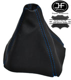 BLUE STITCHING MANUAL LEATHER GEAR STICK GAITER FITS FORD GALAXY 2009-2015