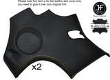 YELLOW STITCH 2X REAR SIDE SPEAKER PANEL LEATHER COVERS FITS CORVETTE C6 05-13