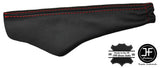 RED STICH LEATHER HANDBRAKE SLEEVE GAITER FOR VAUXHALL ASTRA MK2 OPEL KADETT