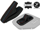 BLUE & TRI STITCH LEATHER AUTOMATIC GEAR HANDBRAKE GAITER FITS BMW E39 96-03