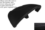 BLACK STITCH SPEEDO HOOD SURROUND LEATHER SKIN COVER FITS SEAT AROSA 1997-2004
