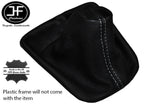 GREY STITCH MANUAL REAL LEATHER GEAR STICK GAITER FOR VOLVO V50 2004-2011