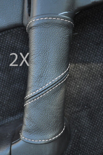 FITS ASTRA G MK4  2X DOOR HANDLE COVERS whte stitch CUSTOM NEW MADE IN UK