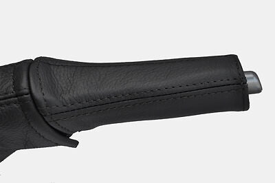 black stitch FITS NISSAN GT-R 09-12 HANDBRAKE HANDLE  COVER ONLY CUSTOM NEW