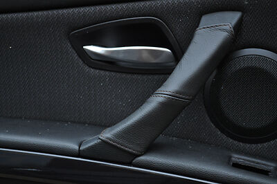 black stitch FITS BMW E90 E91 E92 E93  1X PASSENGER DOOR HANDLE COVER STYLE2