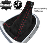 RED STITCHING REAL SUEDE MANUAL GEAR GAITER FOR ALFA ROMEO GT 2003-2010