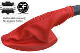 RED TOP GRAIN REAL LEATHER HANDBRAKE GAITER FITS RENAULT LAGUNA 2001-2007