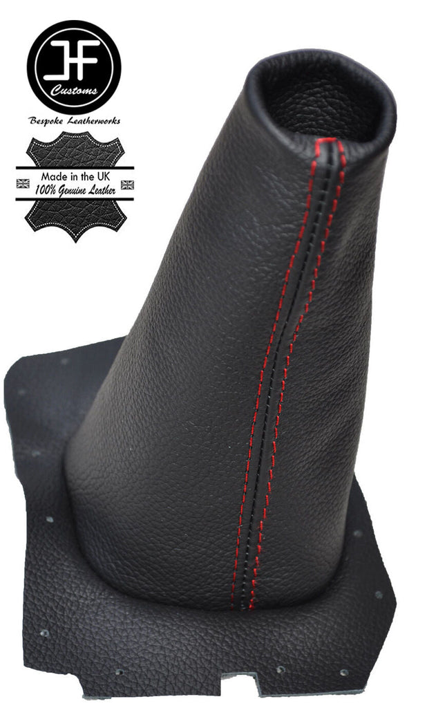 RED STITCH MANUAL LEATHER GEAR GAITER FOR NISSAN SERENA VANETTE CARGO 92-99