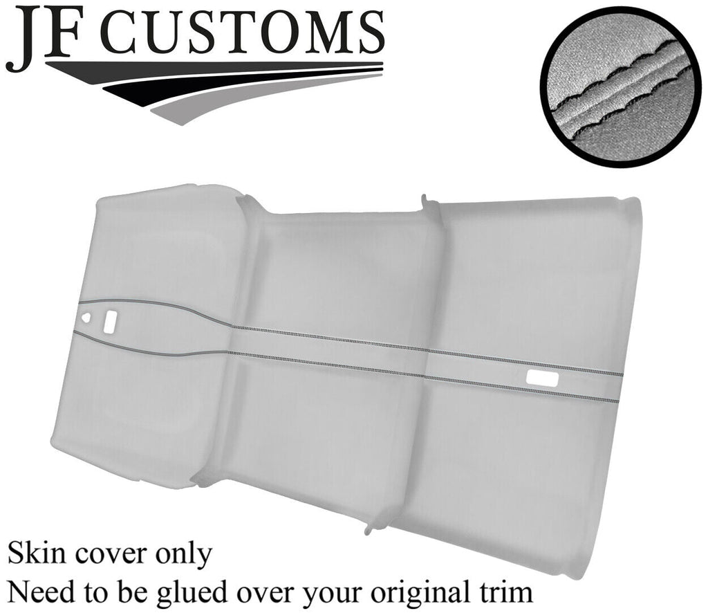 BLACK ST 3 PIECE ROOF HEADLINING L GREY LUXE SUEDE COVER FOR DEFENDER 110 SW