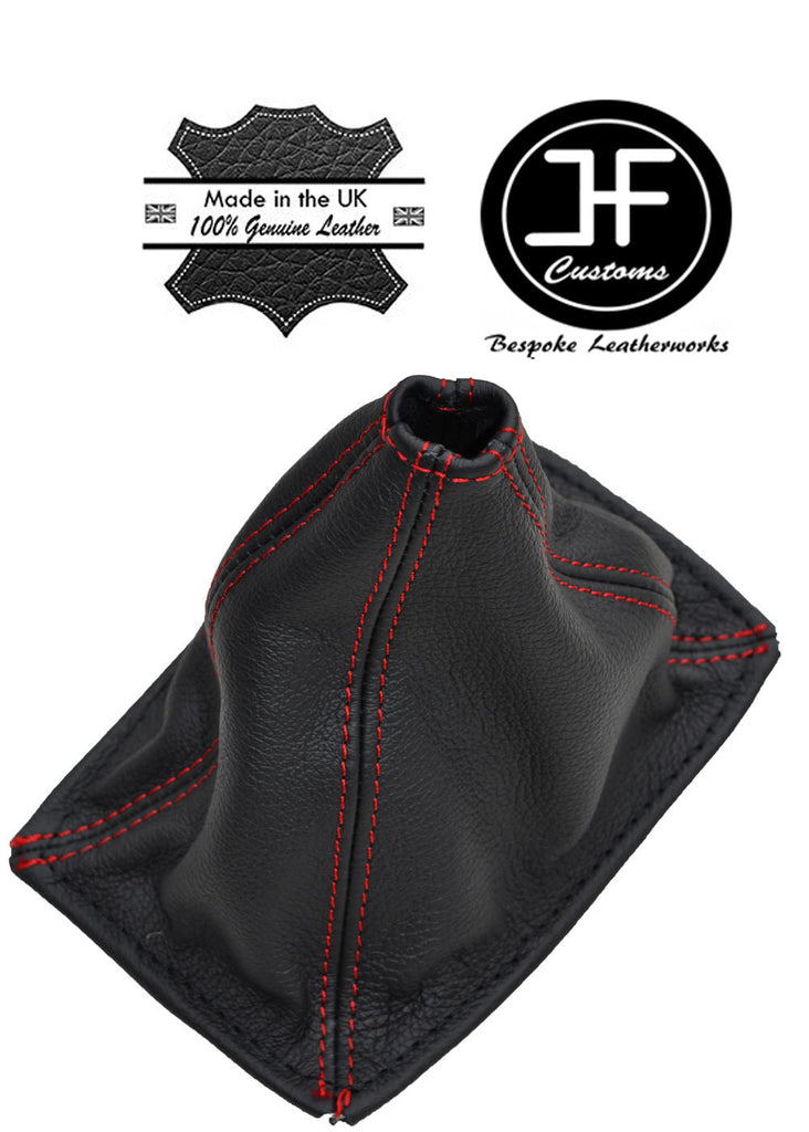 RED STITCHING FITS TOYOTA MR2 MK1 AW11 1985-1989 LEATHER GEAR STICK GAITER