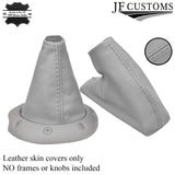 FITS MG MGF MGTF LIGHT GREY LEATHER GEAR & HANDBRAKE  99+ CUSTOM NEW MADE IN UK