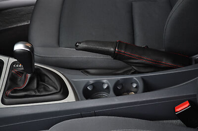 red stitching FITS BMW E87 E81 E82 1 Series AUTOMATIC 04+ GEAR+HANDBRAKE GAITER
