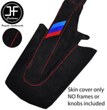 RED STITCHING TRI STRIPE SUEDE HANDBRAKE GAITER FOR BMW Z4 E85 E86 2002-2008