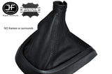 BLACK STITCHING MANUAL LEATHER GEAR GAITER FITS FIAT DOBLO 2010-2015 CUSTOM NEW