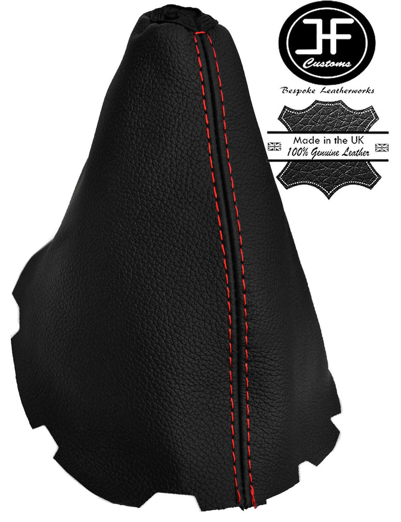 RED  STITCH REAL LEATHER MANUAL GEAR GAITER FITS TOYOTA COROLLA E15 E150 07-13