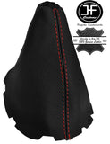 RED  STITCH REAL LEATHER MANUAL GEAR GAITER FITS TOYOTA COROLLA E15 E150 07-13
